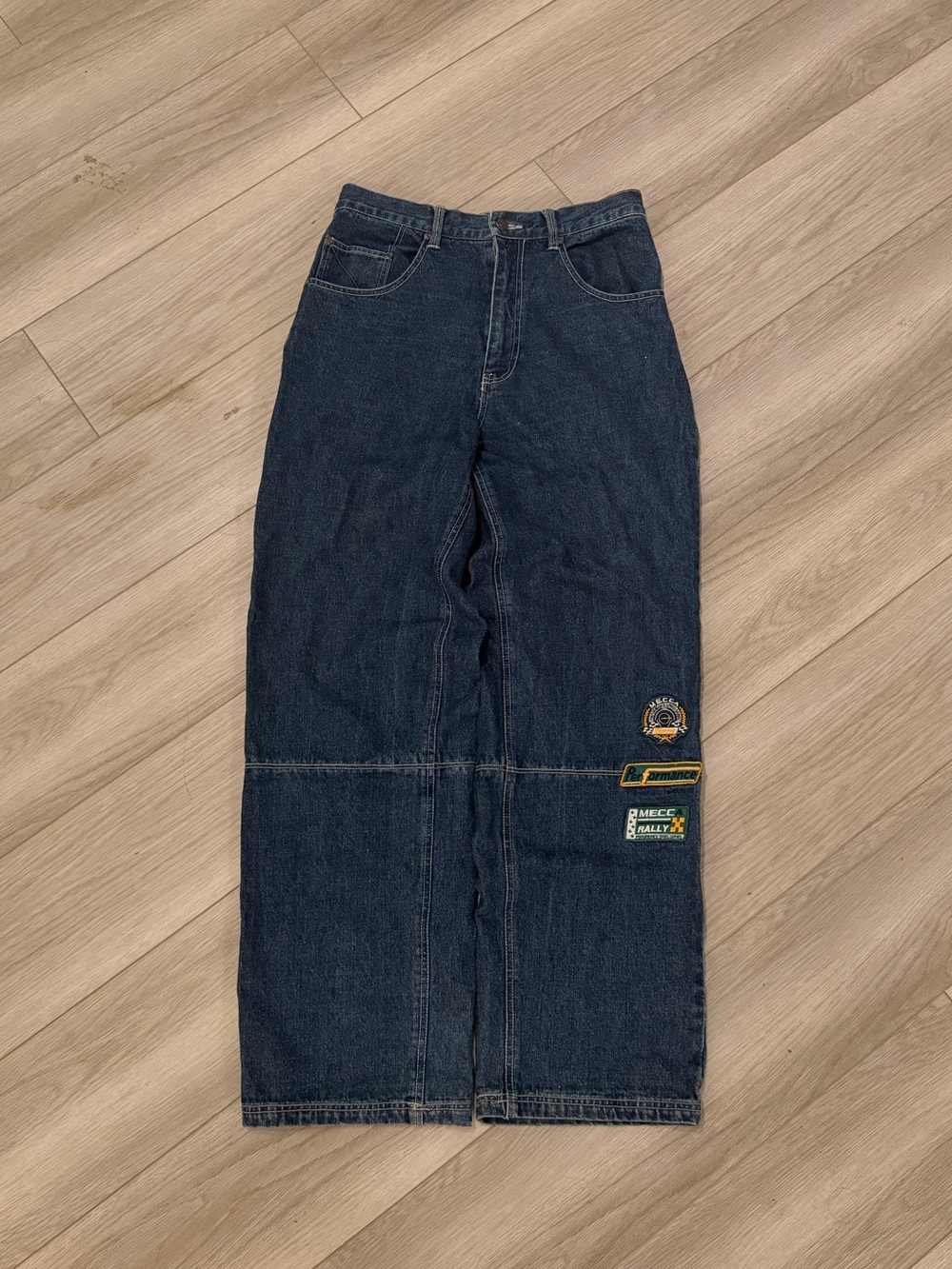 Rare Vintage Y2K MECCA RALLY BAGGY DENIM JEANS